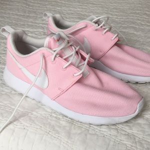 Pink Nike Roshe sneakers